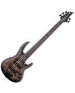 ESP LTD B-5E Burled Poplar Electric Bass Charcoal Burst Satin sku number LB5EBPCHBS