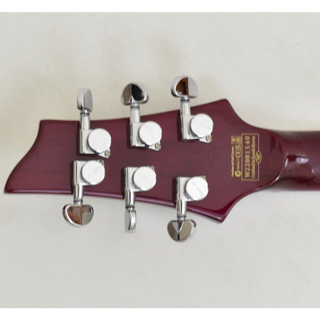 Schecter V-1 Custom Guitar Trans Purple B-Stock 1540 | Las Vegas Guita