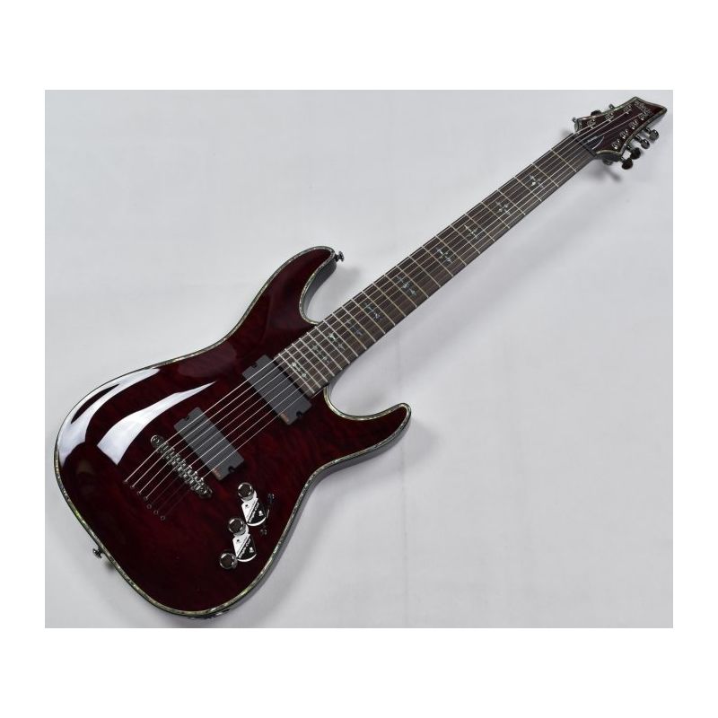 Schecter hellraiser c7 on sale black cherry