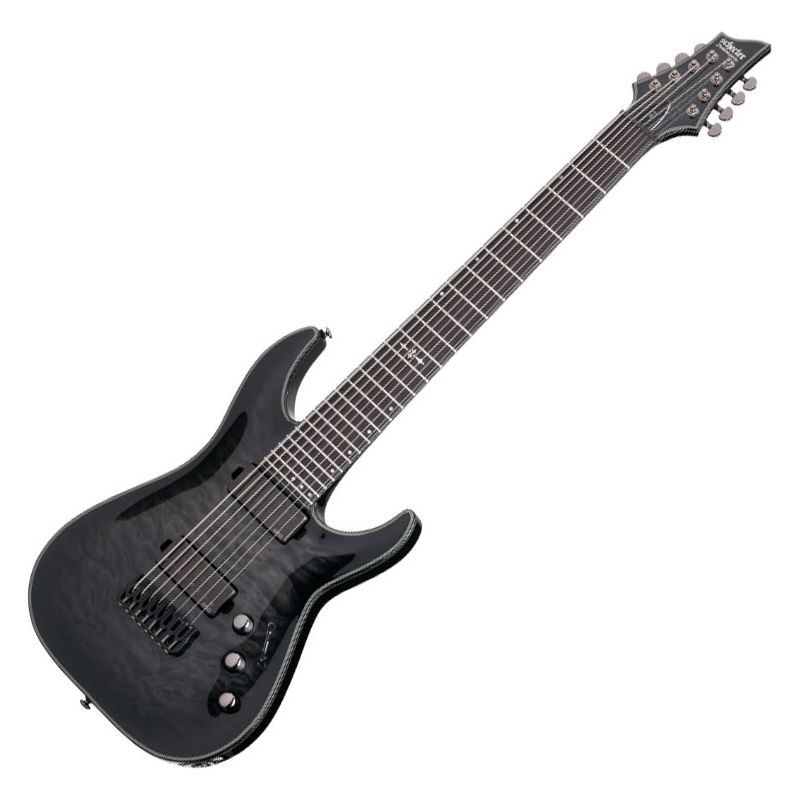 Schecter Hellraiser Hybrid C-8 Electric Guitar Trans Black Burst