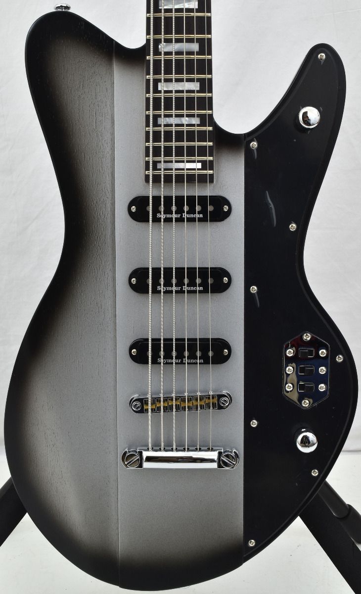 Schecter Robert Smith UltraCure VI Electric Guitar Silver Burst Pearl B ...