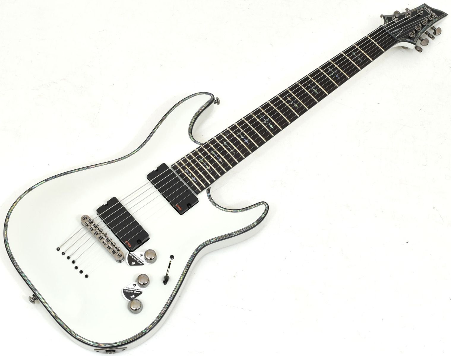 Schecter Hellraiser C-7 Electric Guitar Gloss White B-Stock 0461