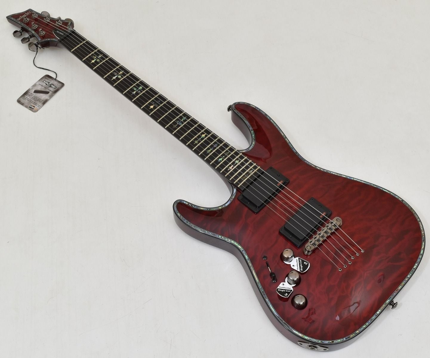 Schecter Hellraiser C-1 Lefty Guitar Black Cherry B-Stock 4107 | Las V