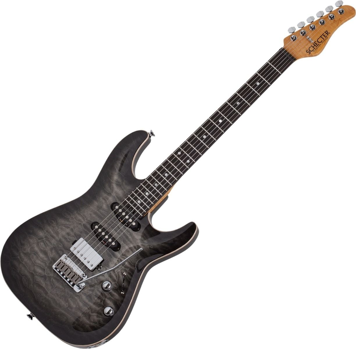 Schecter California Classic Electric Guitar Charcoal Burst | Las Vegas