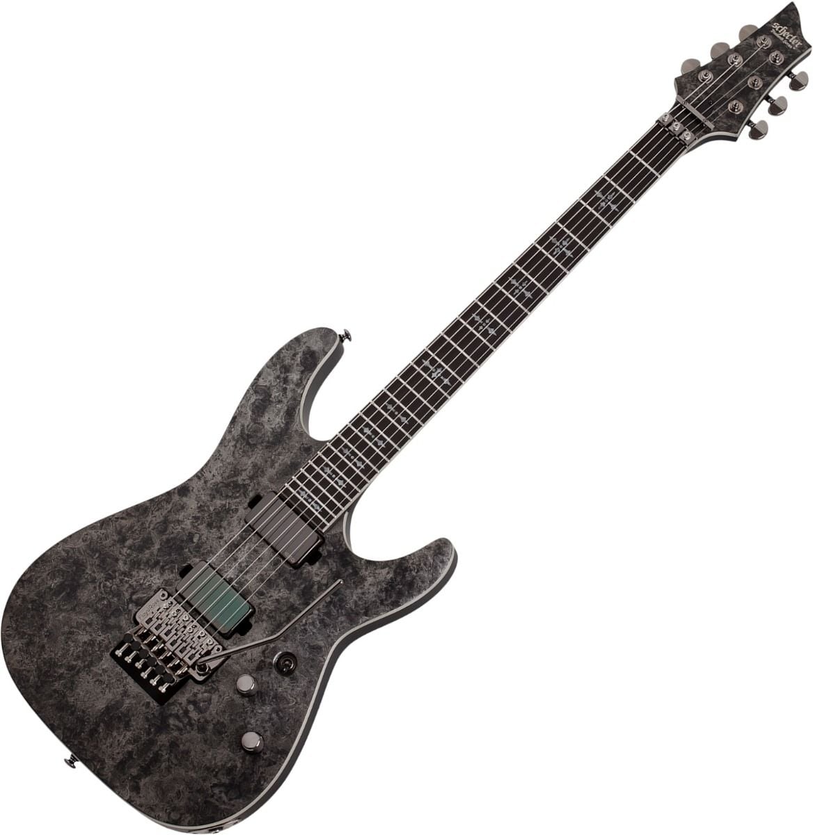Schecter C-1 Ernie C Electric Guitar Black Reign | Las Vegas Guitars