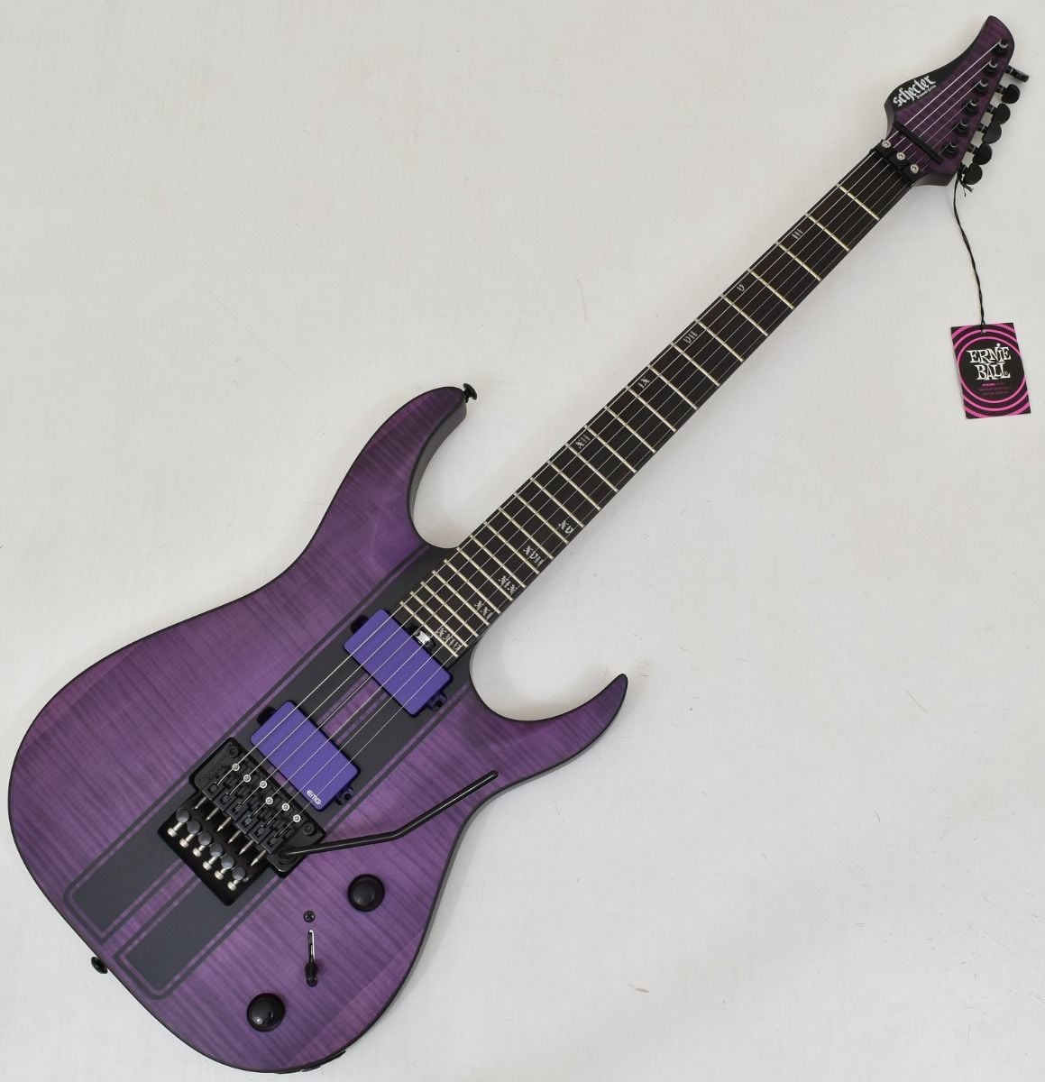 Schecter Banshee GT FR Guitar Satin Trans Purple B-Stock 3598