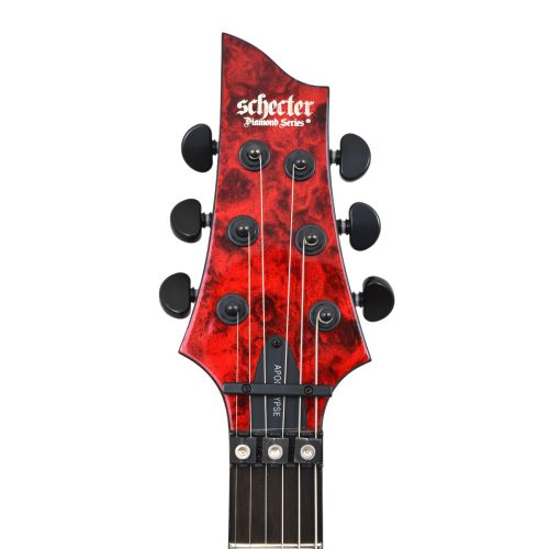 Schecter C-1 FR-S Apocalypse Lefty Guitar Red Reign | Las Vegas Guitar