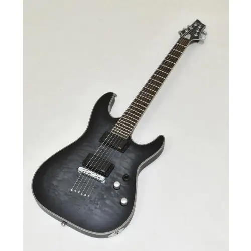 Schecter C-1 Platinum Guitar See-Thru Black Satin B-Stock 1089 sku number SCHECTER790.B1089