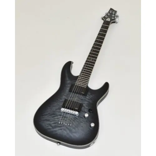 Schecter C-1 Platinum Guitar See Through Black Satin B-Stock 0816 sku number SCHECTER704.B0816