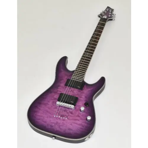 Schecter C-1 Platinum Guitar Satin Purple Burst B-Stock 0277 sku number SCHECTER715.B0277