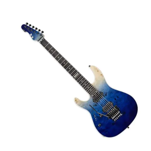 ESP E-II SN-2 Lefty Guitar in Blue Natural Fade sku number EIISN2BMBLUNFDLH