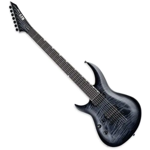 ESP LTD H3-1007B FM Lefty Guitar See Through Black Burst sku number LH31007BFMSTBLKSBLH