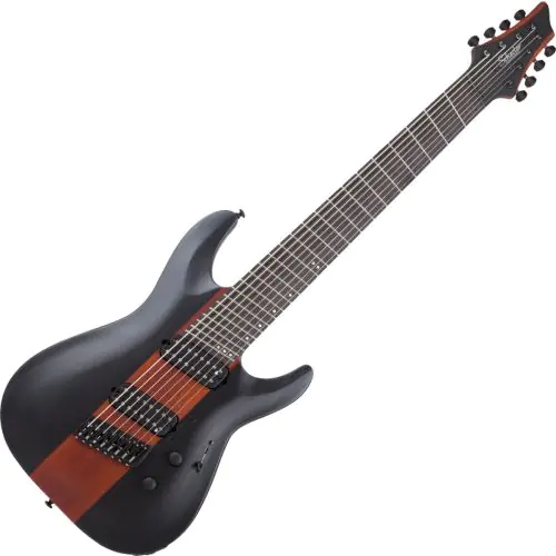 Schecter Rob Scallon C-8 Multiscale Lefty Guitar sku number SCHECTER906