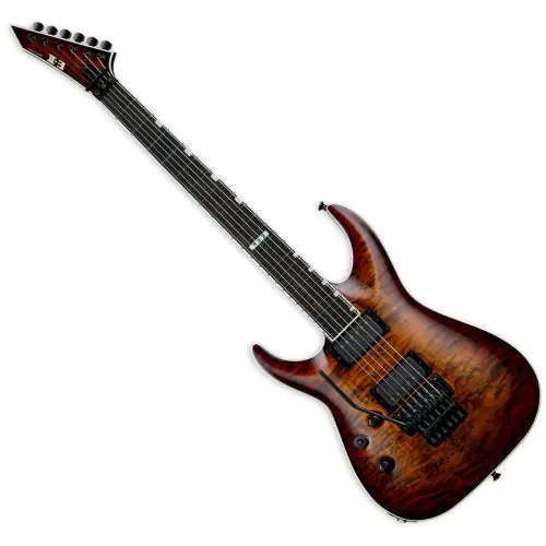 ESP E-II Horizon FR-II Tiger Eye Sunburst Lefty Guitar sku number EIIHORFRIITESBLH