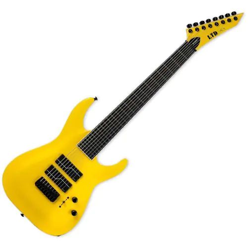 ESP LTD SC-608 Baritone Stephen Carpenter Guitar Yellow sku number LSC608BYELF1