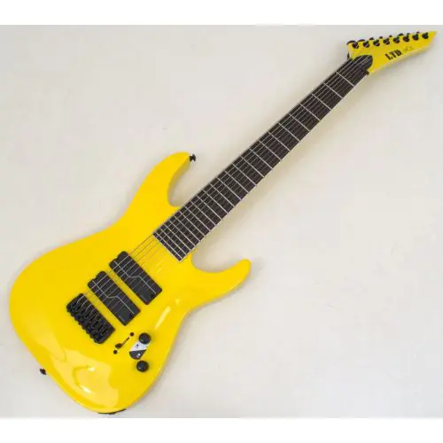 ESP LTD SC-608 Baritone Stephen Carpenter Guitar Yellow B-Stock 0782 sku number LSC608BYELF1-B0782