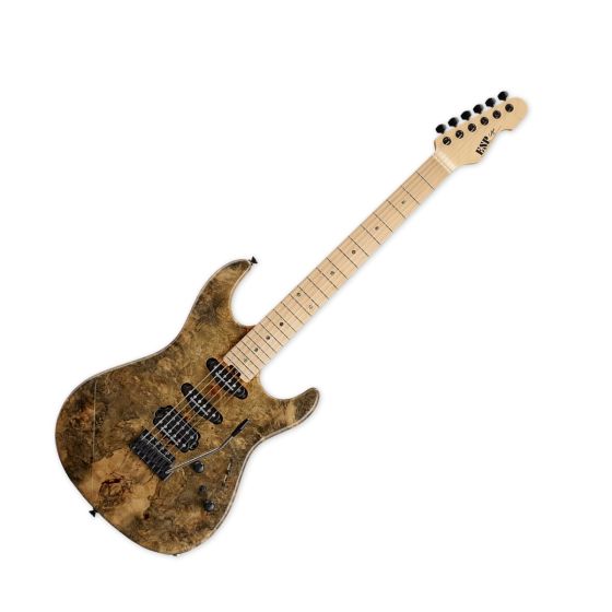 ESP Snapper Custom Guitar Buckeye Burl Natural sku number ESNAPCTMMBUCKBNTL