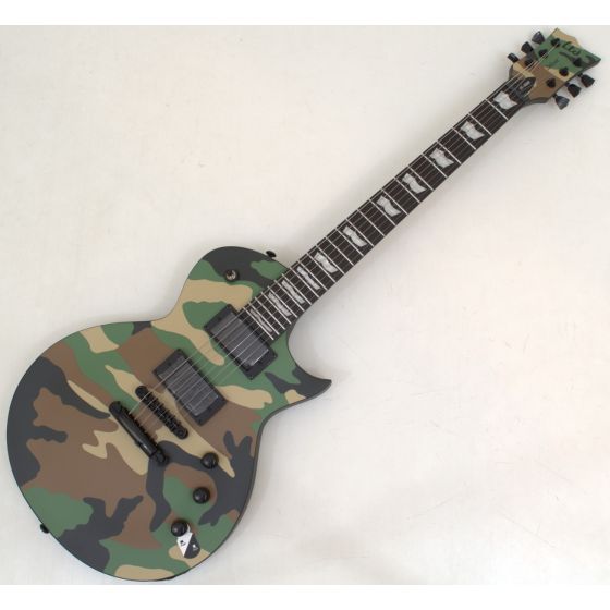 ESP LTD EC-1000 Guitar Woodland Camo Satin B-Stock 1235 sku number LEC1000WCS-B1235