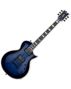 ESP E-II Eclipse QM Electric Guitar Reindeer Blue sku number EIIECQMRDB