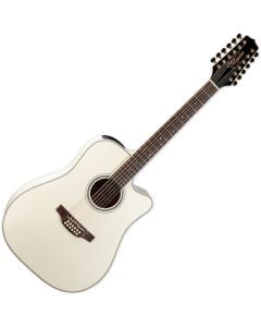 Takamine GD37CE-12 String Acoustic Electric Guitar Pearl White sku number TAKGD37CE12PW