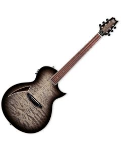 ESP LTD TL-6 Thinline Guitar Charcoal Burst sku number LTL6QMCHB