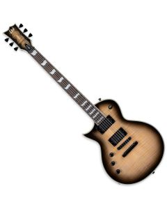 ESP LTD EC-1000T Lefty Guitar Black Natural Burst sku number LEC1000TFMBLKNBLH