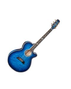 Takamine TSP100 DBS Acoustic Electric Guitar Deep Blue Sunburst sku number TAKTSP100DBS