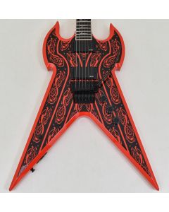 Wylde Audio Warhammer FR Nose Dragon Red Pinstripe Guitar B-Stock sku number SCHECTER4580-B