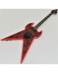 Wylde Audio Warhammer FR Nose Dragon Red Pinstripe Guitar B-Stock sku number SCHECTER4580-B