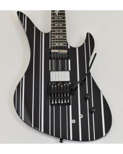 Schecter Synyster Custom-S Guitar Gloss Black Silver Pin Stripes B-Stock 0530 sku number SCHECTER1741-B0530