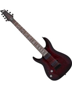 Schecter Omen Elite-7 Lefty Guitar Black Cherry Burst sku number SCHECTER2461