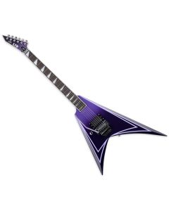 ESP LTD Alexi Laiho Hexed Lefty Guitar Purple Faded Pinstripes B-Stock sku number LALEXIHEXEDLH-B