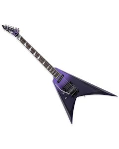 ESP LTD Alexi Laiho Ripped Lefty Guitar Purple Faded Pinstripes B-Stock sku number LALEXIRIPPEDLH-B