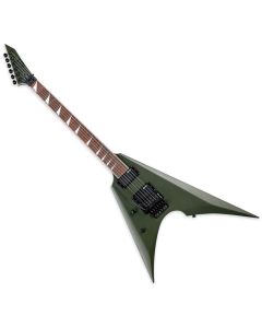 ESP LTD Arrow-200 Lefty Guitar Military Green Satin B-Stock sku number LARROW200MGSLH-B