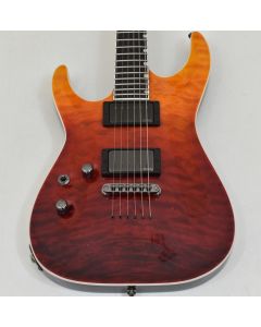 ESP E-II Horizon NT-II Tiger Eye Amber Fade Lefty Guitar B-Stock sku number EIIHORNTIITEAFDLH-B6422