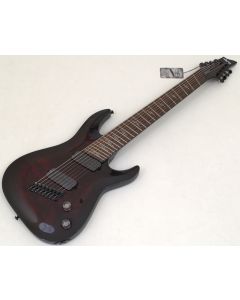 Schecter Omen Elite-8 Multiscale Guitar Black Cherry Burst B-Stock 0262 sku number SCHECTER2465-B0262