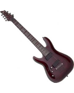 Schecter Hellraiser C-7 Left-Handed Electric Guitar Black Cherry sku number SCHECTER1796