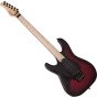 Schecter Miles Dimitri Baker SVSS Left Handed Electric Guitar Crimson Red Burst Satin sku number SCHECTER2136